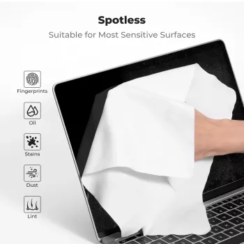 KF mikrofiberduk 30x30 cm 200 gsm 3-pack för optik, kameraobjektiv, skärmar
