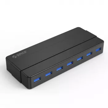ORICO H7928-U3-V1 7-portars USB 3.0-hubb med 7x USB-A, svart