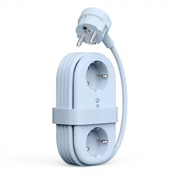 ORICO AP3 65W GaN-grenuttag 6-i-1, 2x AC + 2x USB-A + 2x USB-C, blå