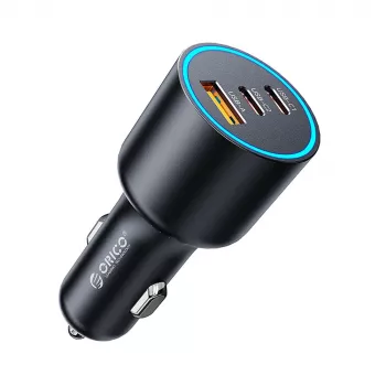 ORICO HyperDrive 165W biladdare USB-A + 2x USB-C - svart