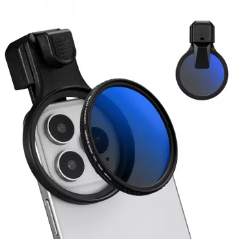 KF cirkulärt polarisationsfilter CPL 58 mm clip-on för smartphone KF15.0024