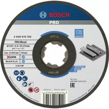 Bosch Standard for Metal X-LOCK kapskiva 125 mm (2608619782)