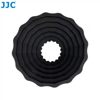 JJC LH-ARLII ihopfällbart gummimotljusskydd 73-88mm