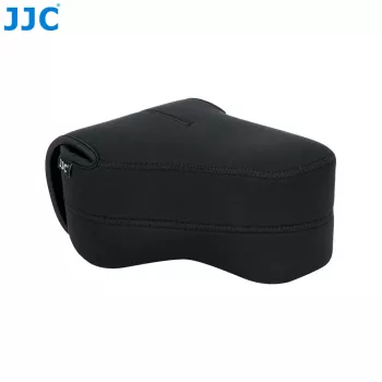 JJC neoprenkameraväska för stor DSLR med objektiv - svart (OC-MC3BK)