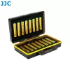 JJC batteriförvaringsbox för 16x AAA-batterier - transparent PP-plast