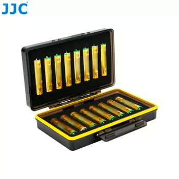 JJC batteriförvaringsbox för 16x AAA-batterier - transparent PP-plast