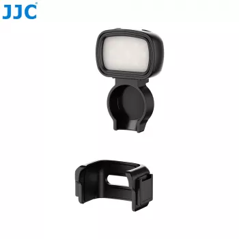 JJC mini magnetisk LED-fylljus för DJI Osmo Pocket 3, CRI≥95, 15 LED, USB-C laddningsbart