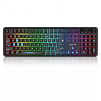 Redragon Volcano K526BB-WL trådlöst gaming-membrantangentbord, belyst, svart