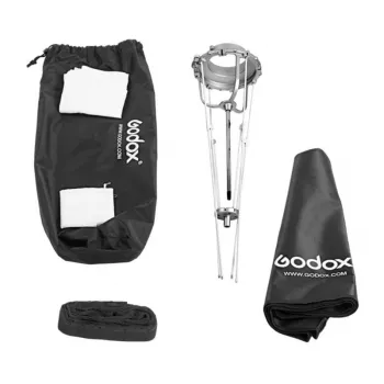 Godox SB-USW80120 80x120 cm rektangulär softbox med raster