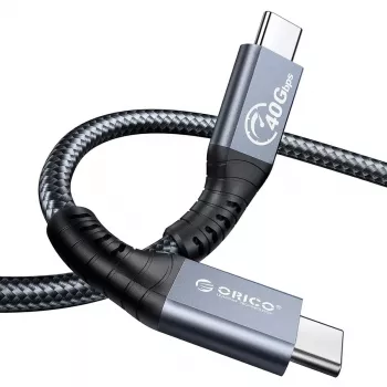 ORICO Thunderbolt 4-kabel USB-C 40 Gbit/s 8K60Hz PD 100W 2m svart