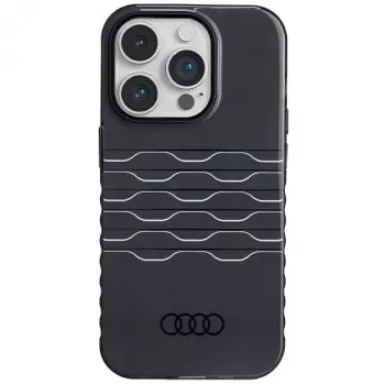 AUDI IML MagSafe-skal för iPhone 14 Pro 6,1 svart hårt skal AU-IMLMIP14P-A6/D3-BK