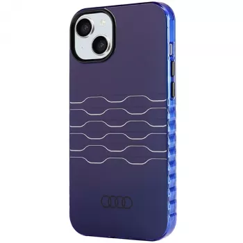 Audi IML MagSafe-skal för iPhone 15 Plus / 14 Plus 6,7 marinblå hårt skal