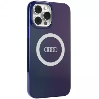 Audi IML Big Logo MagSafe-skal för iPhone 13 Pro Max 6,7 marinblå hårt skal AU-IMLMIP13PM-Q5/D2-BE