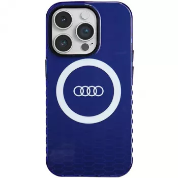 Audi IML Big Logo MagSafe-skal för iPhone 14 Pro 6,1 marinblå hårt skal AU-IMLMIP14P-Q5/D2-BE