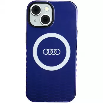 Audi IML Big Logo MagSafe-skal för iPhone 15 / 14 / 13 6,1 marinblå hårt skal