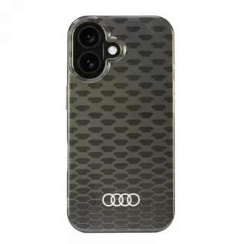 Audi IML Stitching Pattern MagSafe hårt skal för Apple iPhone 16 6,1 inch – svart