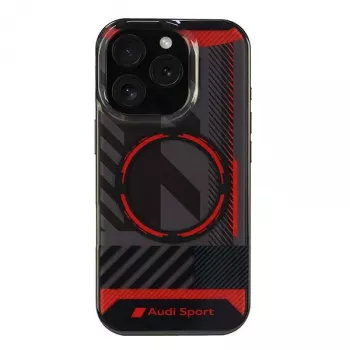 Audi IML Sport MagSafe hårt skal för Apple iPhone 16 Pro 6,3 inch svart