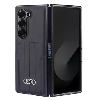 Audi Konstläder MagSafe-hårdslal för Samsung Galaxy Z Fold6 (F956) - svart