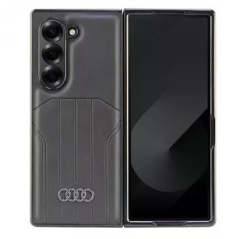 Audi Konstläder MagSafe-hårdslal för Samsung Galaxy Z Fold6 (F956) - svart