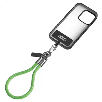 Audi universellt telefonlanyard 28cm 8mm grön AU-HSL8-R8/D1-GN