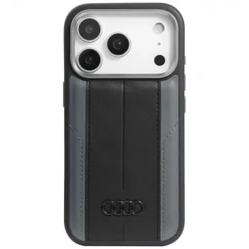 Fodral Audi A6 konstläder MagSafe för iPhone 17 Pro svart