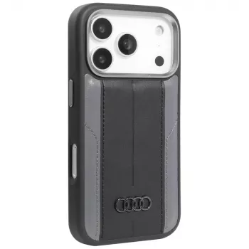 Fodral Audi A6 konstläder MagSafe för iPhone 17 Pro svart
