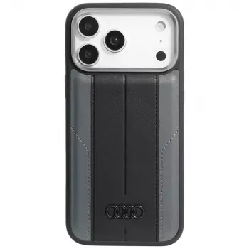 Fodral Audi A6 konstläder MagSafe för iPhone 17 Pro Max svart