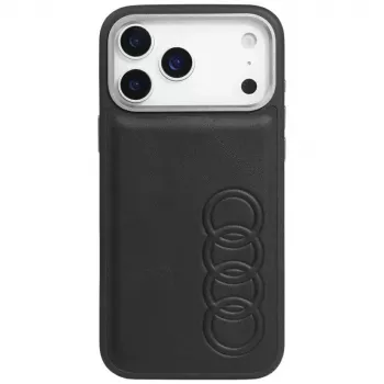 Audi TT konstläder MagSafe-skal för iPhone 17 Pro svart