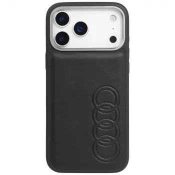 Audi TT konstläder MagSafe-skal för iPhone 17 Pro Max svart