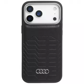 Audi GT syntetläder MagSafe-skal för iPhone 17 Pro svart