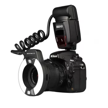 Meike MK-14EXT-N makro ringblixt för Nikon DSLR-kameror