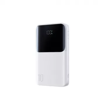 Joyroom JR-QP191 Star Series Mini 10000 mAh 22,5W powerbank med digital display vit
