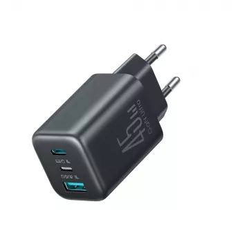 Joyroom JR-TO1 GaN 45W USB-C Lightning USB-A väggladdare – svart