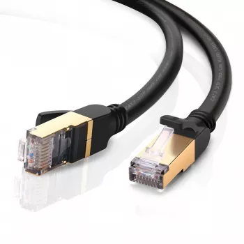 UGREEN NW107 Cat.7 Ethernet-kabel RJ45 STP 5 m svart