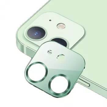 USAMS kameralinsglas för iPhone 12 metall grön/grön BH703JTT04 (US-BH703)