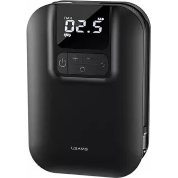 USAMS Mini Pump US-ZB215 luftpump för bil 5000mAh CQBZB21501