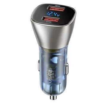 USAMS C29 45W 2xUSB-A snabbladdare billaddare ljusguld CC154CC01 (US-CC154)