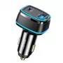 USAMS T43 33W PD3.0 QC3.0 väggladdare med USB-C till Lightning-kabel 1,2m svart