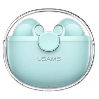 USAMS BUseries BHUBU03 True Wireless Stereo Bluetooth 5.1 öronsnäckor, gröna