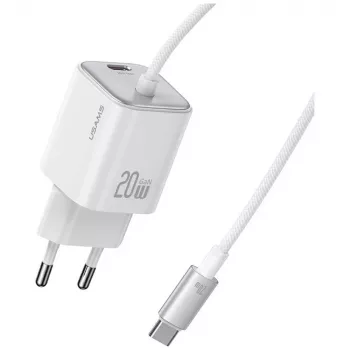 USAMS 20W GaN snabbladdare med kabel