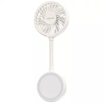 USAMS LiFE LU02 portabel handfläkt, vit