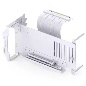 Jonsbo A50 vertikalt GPU-monteringskit, PCIe 5.0 riserkabel 175mm - vit