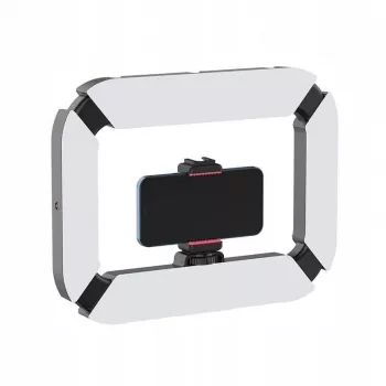 Ulanzi U200 LED-videolampa med smartphonehållare - bi-color 2500K-8500K
