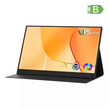ZEUSLAP P15AT 15,6 inch bärbar skärm med 10-punkts pekskärm Full HD IPS USB-C Mini HDMI