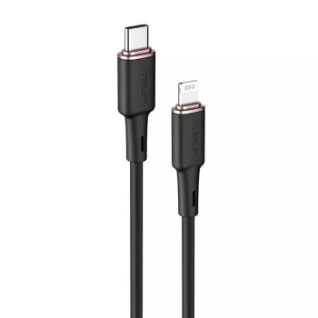 ACEFAST MFI USB-C till Lightning-kabel 1,2m, 30W, 3A, svart (C2-01)
