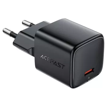 ACEFAST A117 GaN PD 20W USB-C-väggladdare - svart