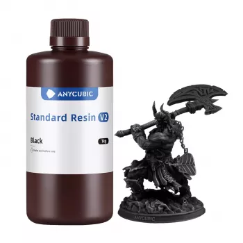 Anycubic Standard V2 resin, svart, 1kg