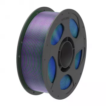 Anycubic PLA Silk Tri-Color filament 1,75 mm blå, grön, lila AHSC14-103