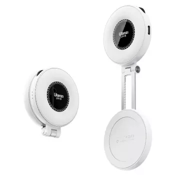 Ulanzi LM19 MagSafe LED-videolampa bi-color 2500K-8500K vit