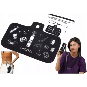 ULANZI CO71 hård förvaringsväska för DJI Osmo Pocket 3 med nackband